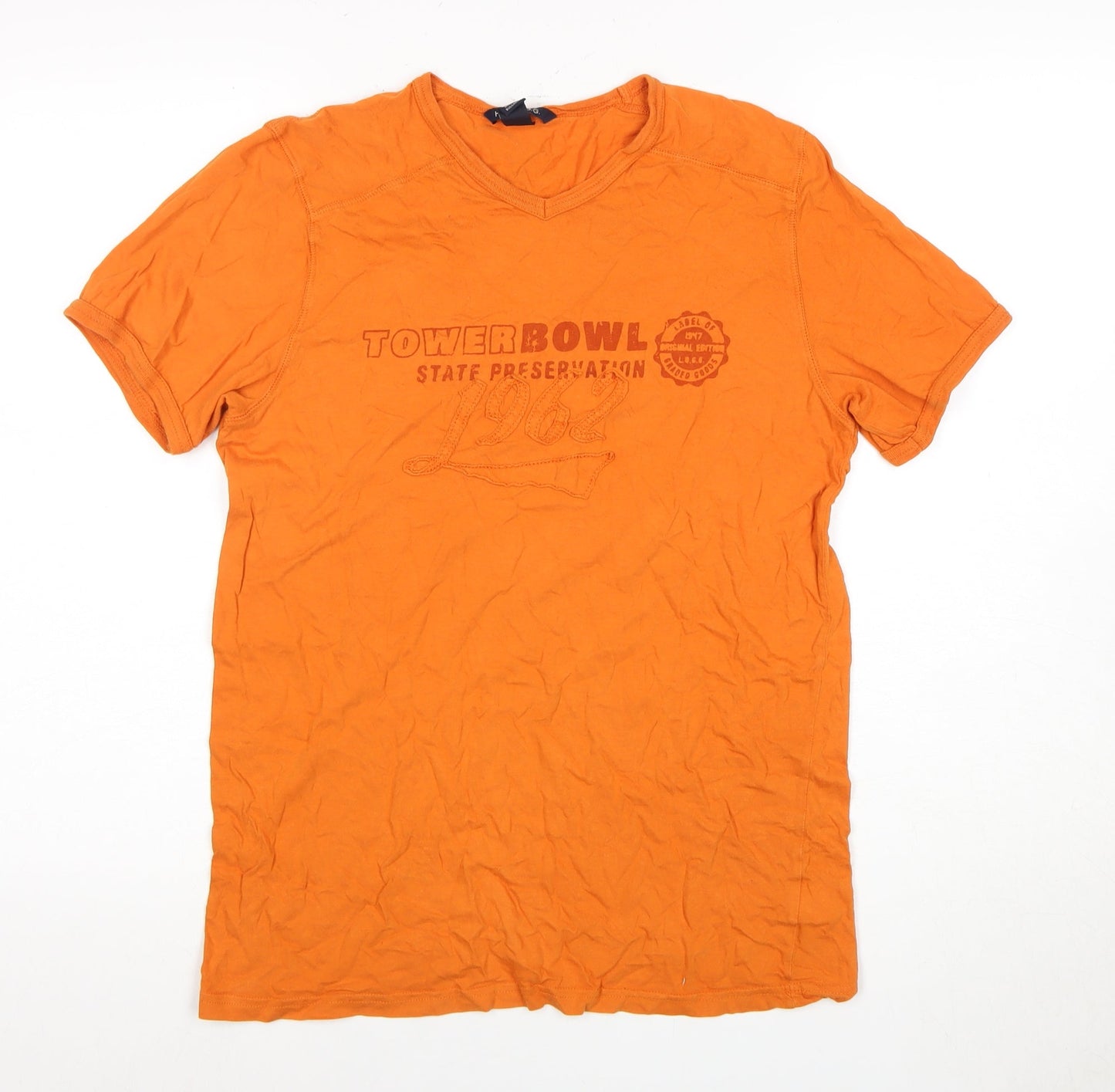 Mens UK Size S H&M Orange  T-Shirt