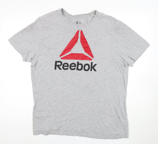 Reebok Men's Grey XL Short Sleeve T-Shirt