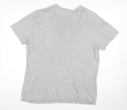 Reebok Men's Grey XL Short Sleeve T-Shirt