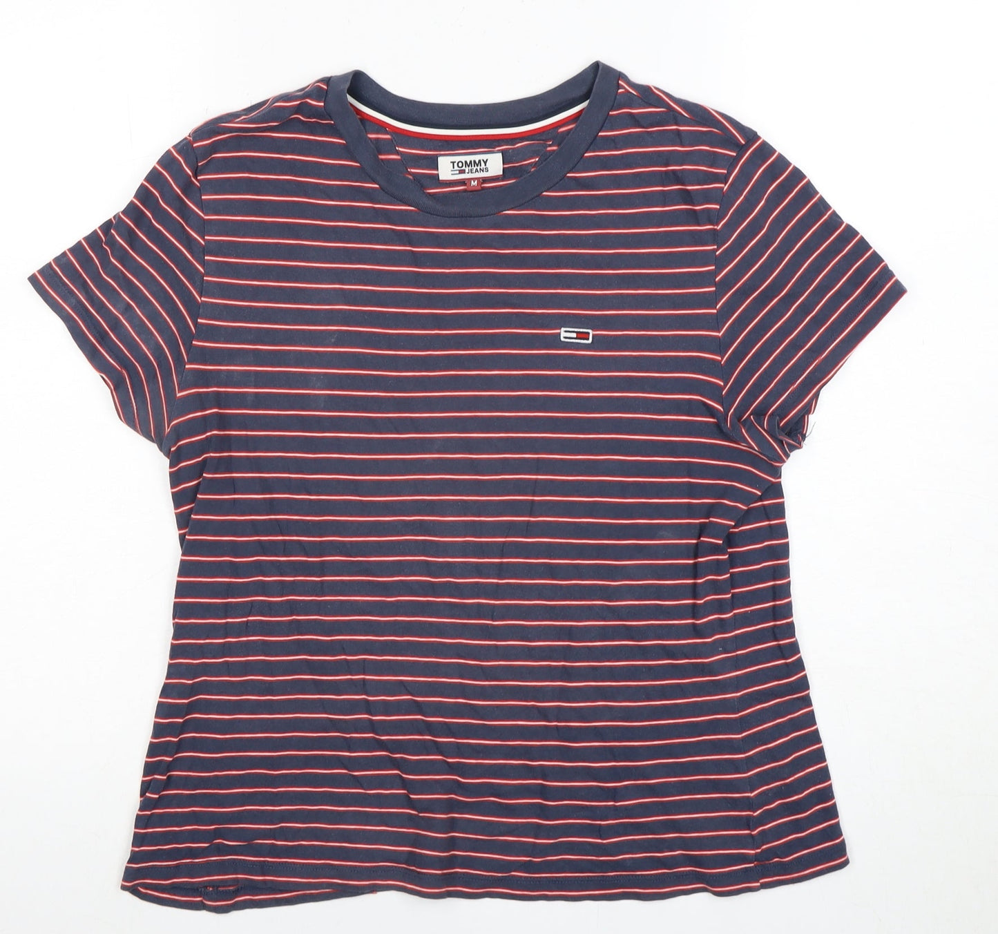 Womens UK Size M Tommy Jeans Blue  T-Shirt