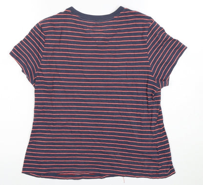 Womens UK Size M Tommy Jeans Blue  T-Shirt