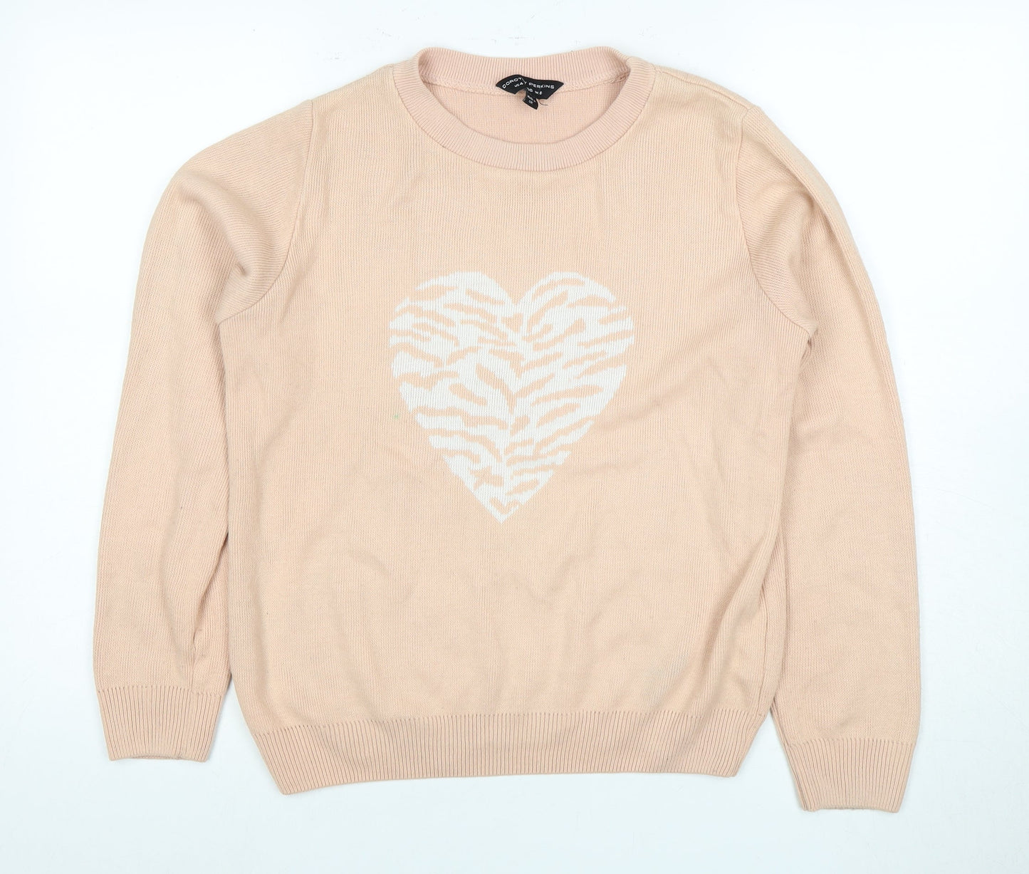 Womens UK Size UK 8 Dorothy Perkins Pink Pullover Jumper