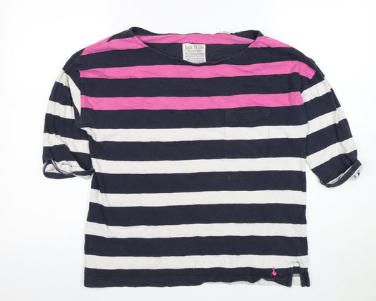 Jack Wills Women's Multicoloured Striped T-Shirt
