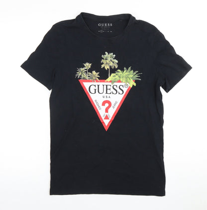 Mens UK Size S GUESS Black  T-Shirt