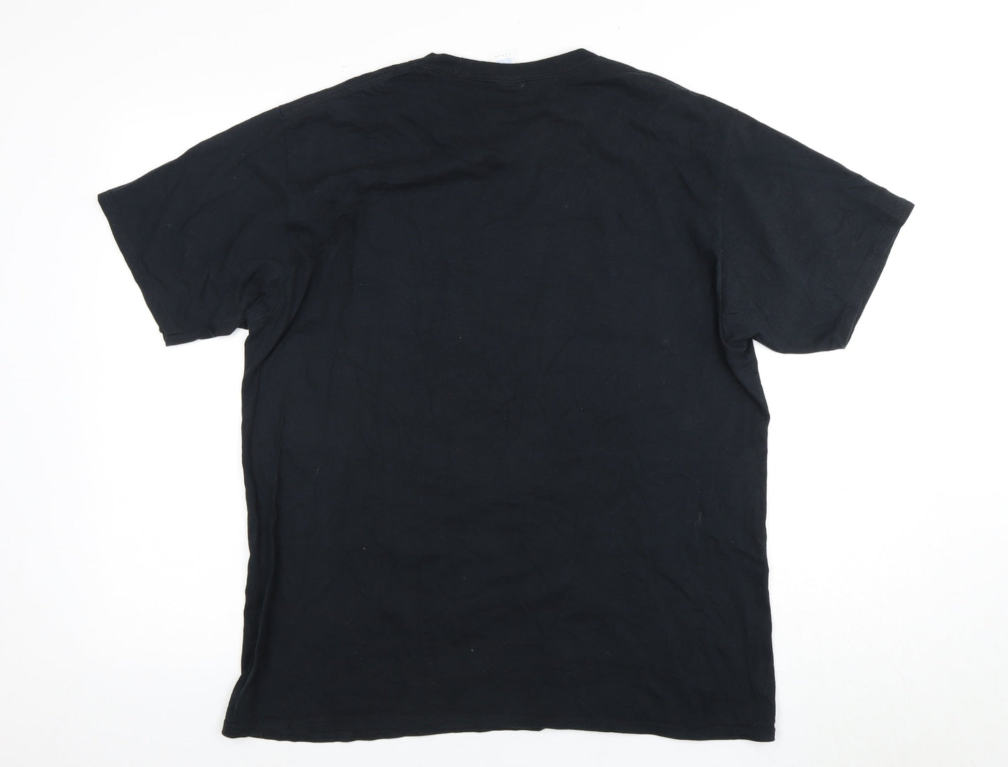 Marvel Men's Black Captain America Graphic T-Shirt, L