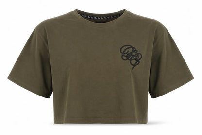 Fabric Women's Green XS Cropped T-Shirt