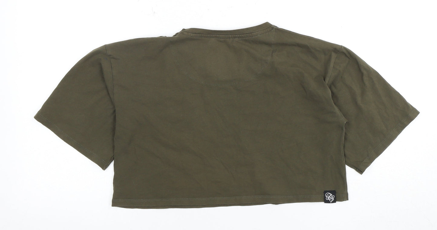 Fabric Women's Green XS Cropped T-Shirt