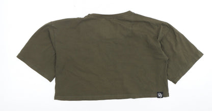 Fabric Women's Green XS Cropped T-Shirt