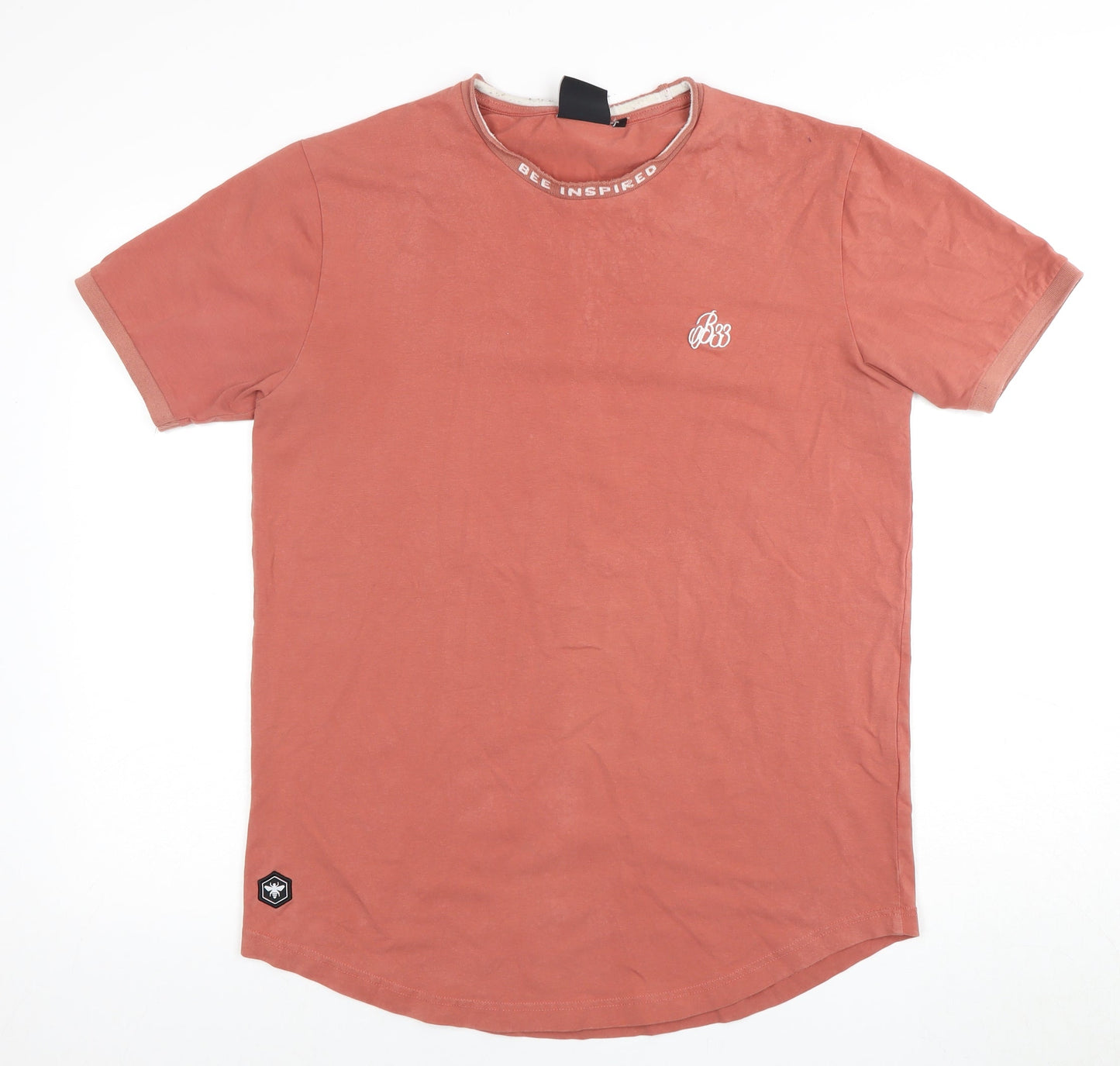 Bee Inspired Men's XL Red Crew Neck T-Shirt
