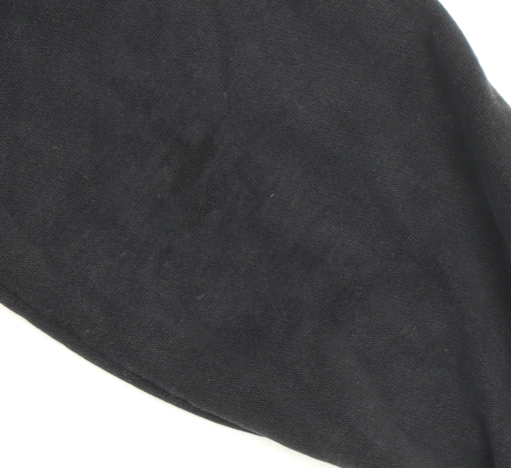 H&M Unisex Adults XS Black Pullover Hoodie