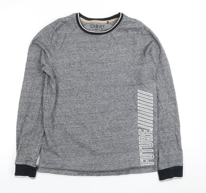 Chill'n Boys Grey Crew Neck Sweatshirt 14 Years