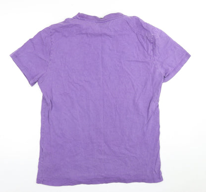 NBA Men's Purple Lakers T-Shirt, Medium, Sports Style