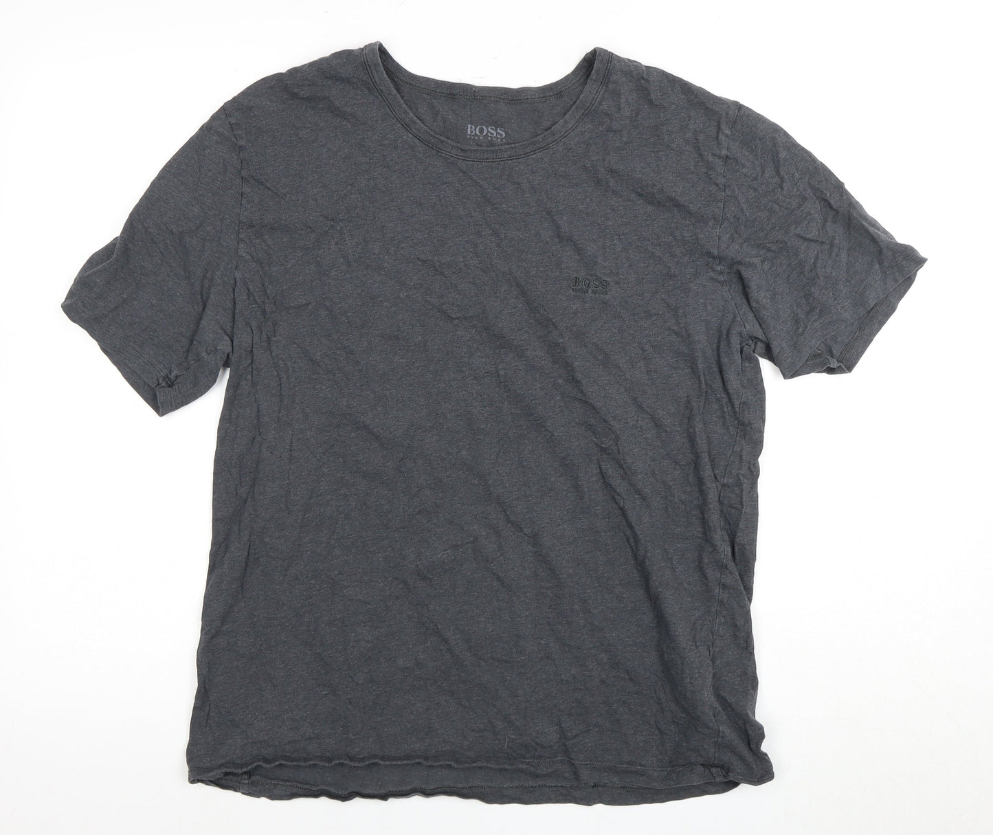 Mens UK Size XL Boss Grey  T-Shirt