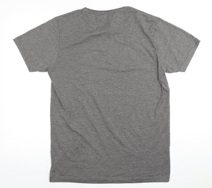 Mens UK Size L JACK & JONES Grey  T-Shirt