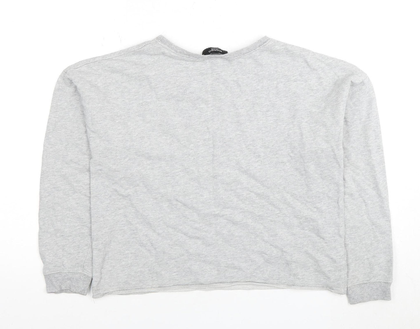 Mango Jeans Women's Grey XS Pullover Sweatshirt