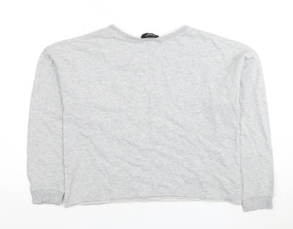 Mango Jeans Women's Grey XS Pullover Sweatshirt