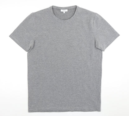 Reiss Grey Crew Neck Short Sleeve T-Shirt, Size M