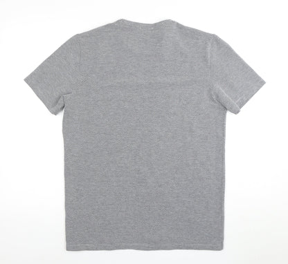 Reiss Grey Crew Neck Short Sleeve T-Shirt, Size M