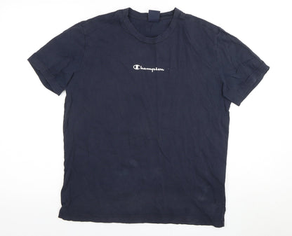 Mens UK Size M Champion Black  T-Shirt