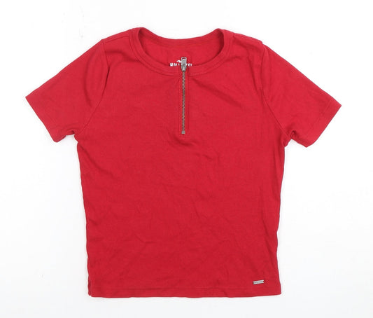 Womens UK Size S Hollister Red  T-Shirt