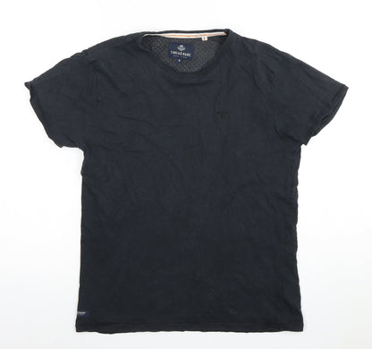 Threadbare Black Crew Neck T-Shirt - Men's Small