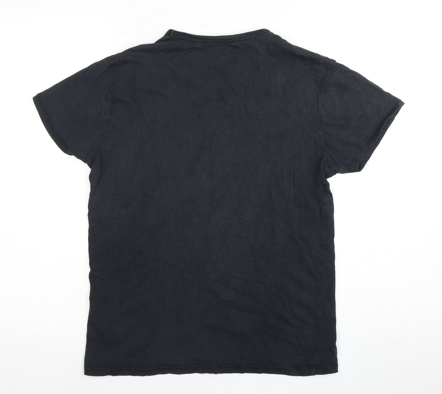 Threadbare Black Crew Neck T-Shirt - Men's Small