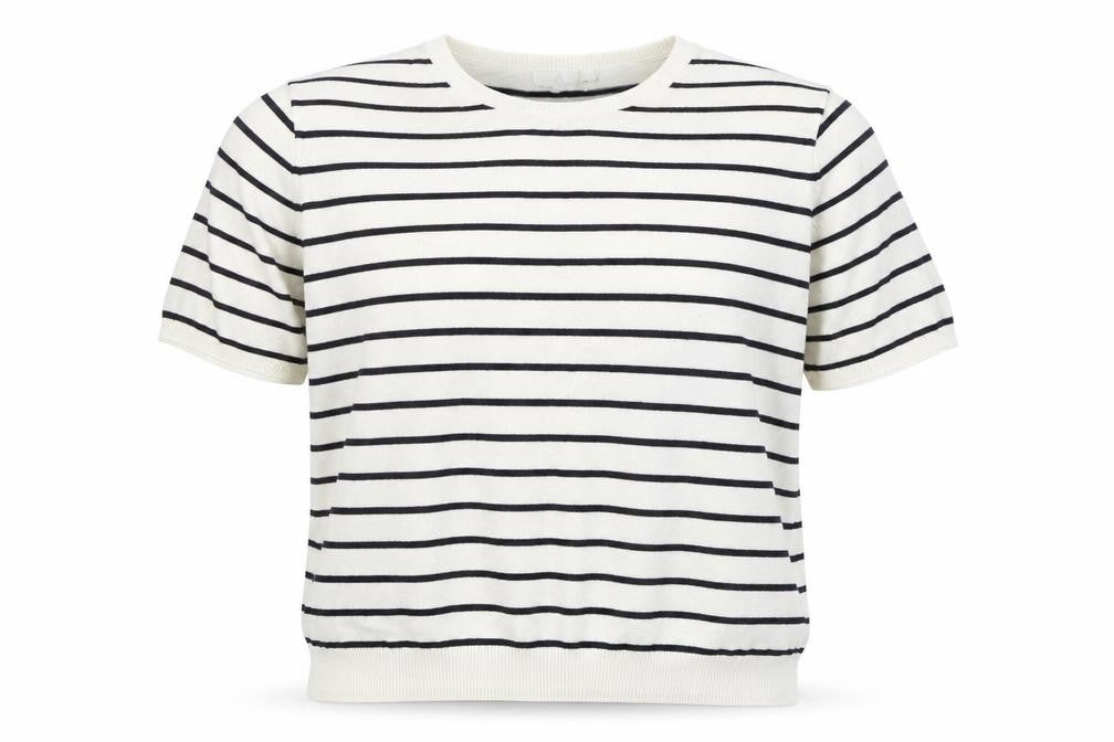 Womens UK Size L H&M White Basic T-Shirt
