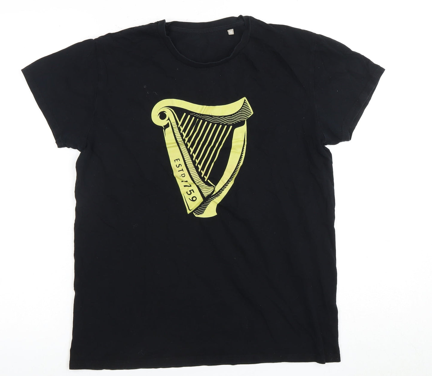 Mens UK Size M Guinness Black  T-Shirt