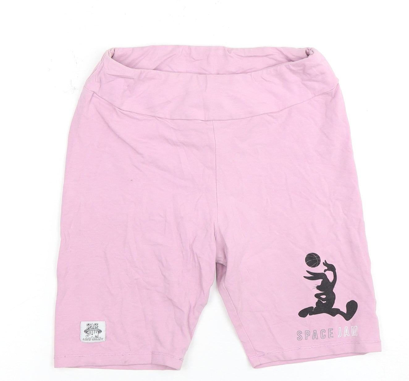 Space Jam Women's Pink Biker Shorts, Size 10