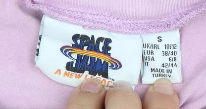 Space Jam Women's Pink Biker Shorts, Size 10