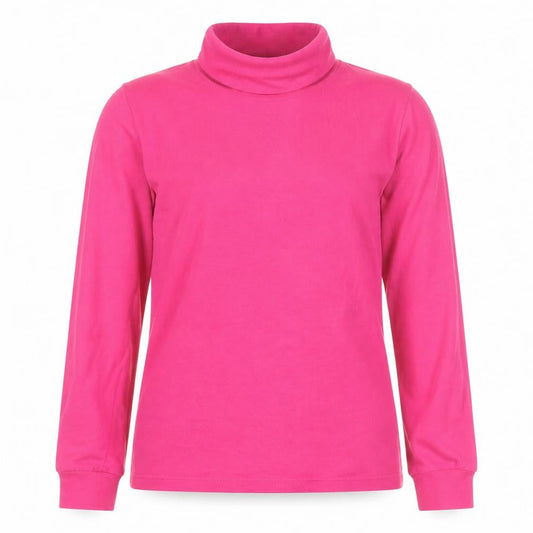 Womens UK Size S Crane Pink Basic T-Shirt