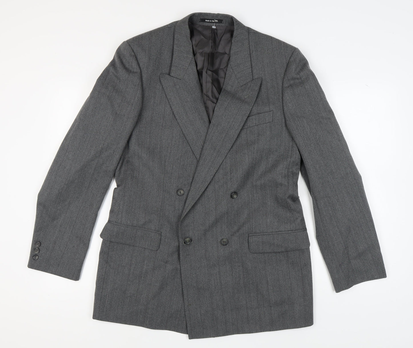 Mens UK Size 42 St Michael Regular Grey Suit Jacket
