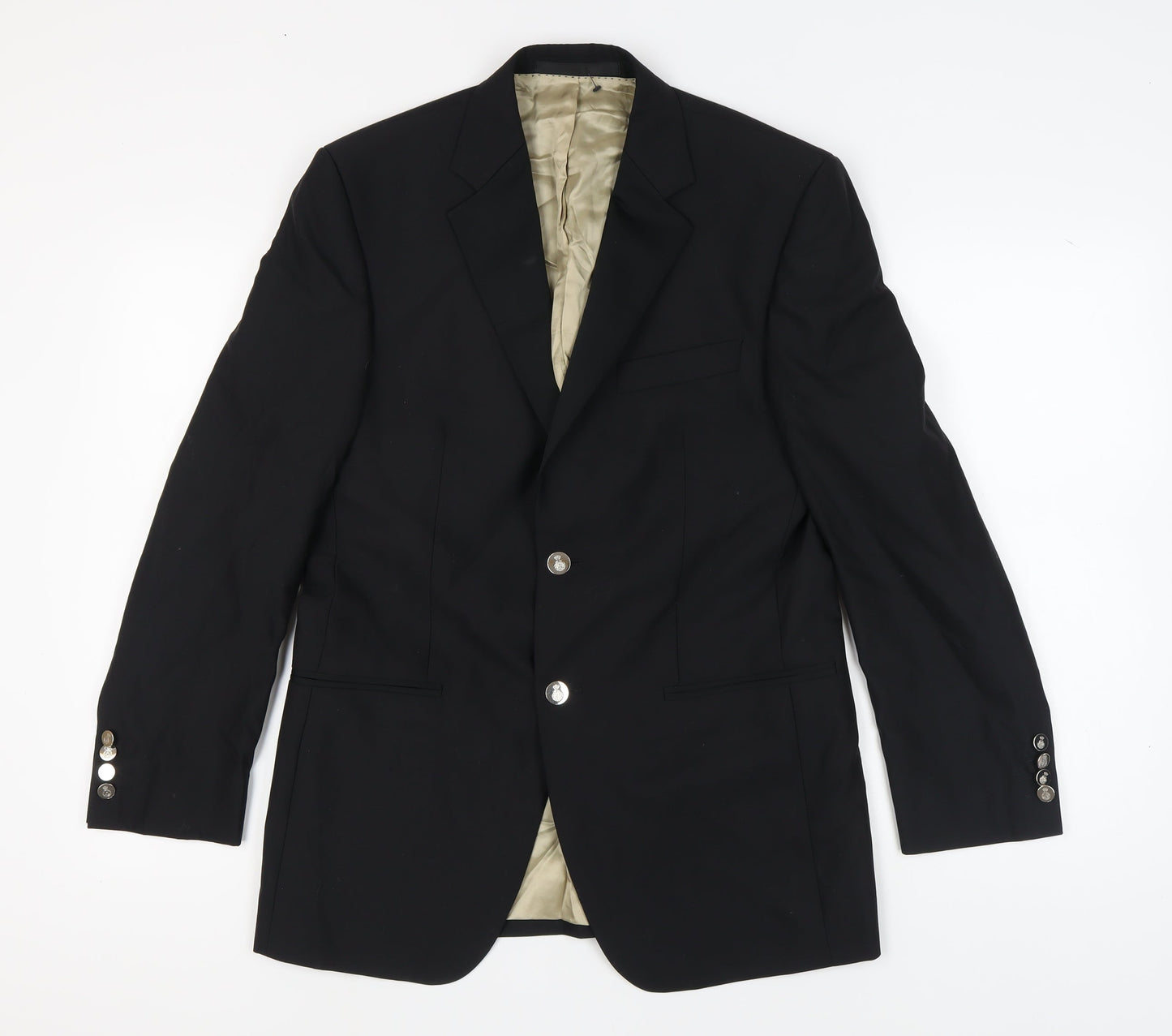 Mens UK Size 38 Marks and Spencer Regular Black Suit Jacket