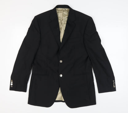 Mens UK Size 38 Marks and Spencer Regular Black Suit Jacket