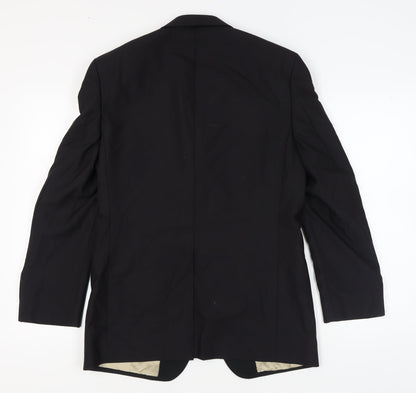 Mens UK Size 38 Marks and Spencer Regular Black Suit Jacket