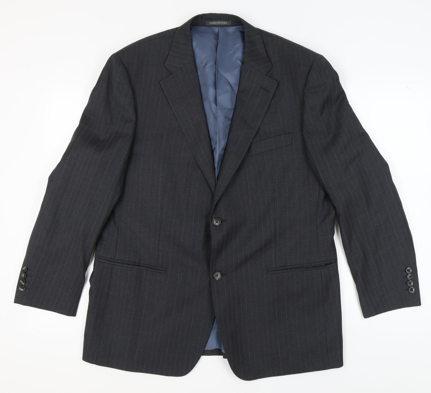 Mens UK Size 44 Greenwoods Elite Regular Grey Suit Jacket