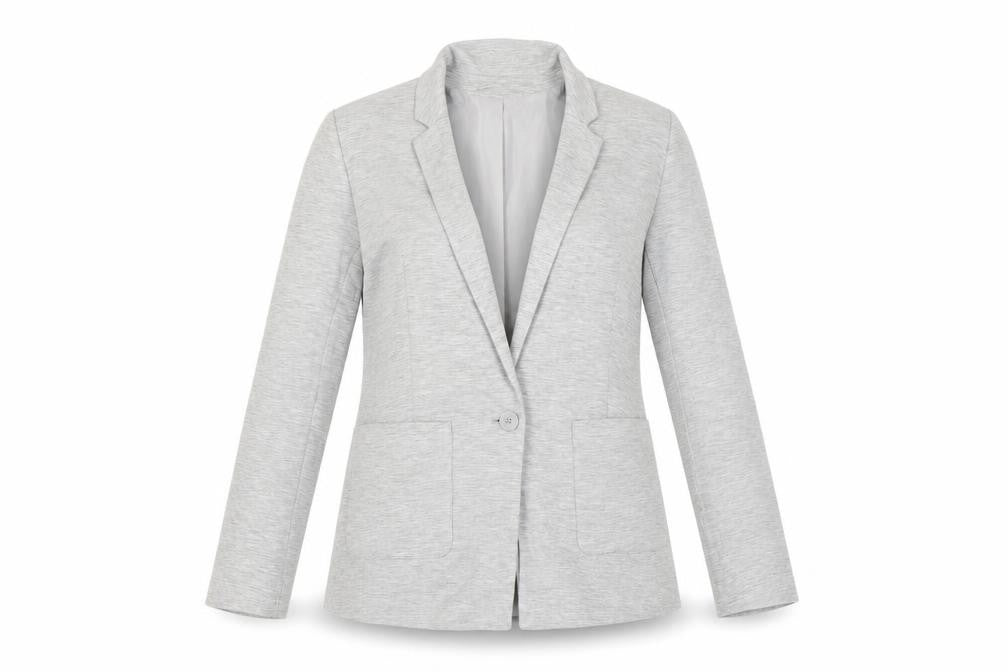 Womens UK Size 10 Oasis Regular Grey Suit Jacket