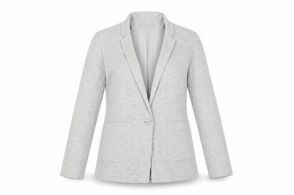 Womens UK Size 10 Oasis Regular Grey Suit Jacket
