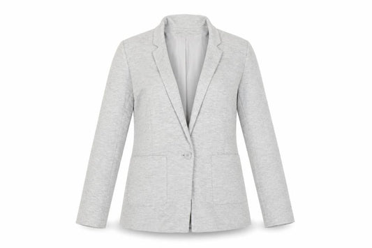 Womens UK Size 10 Oasis Regular Grey Suit Jacket