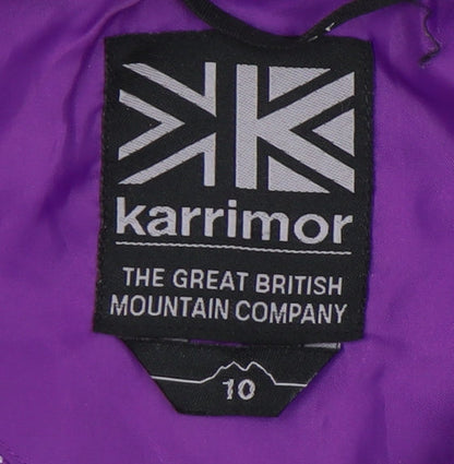 Karrimor Women's Purple Waterproof Jacket Size 10