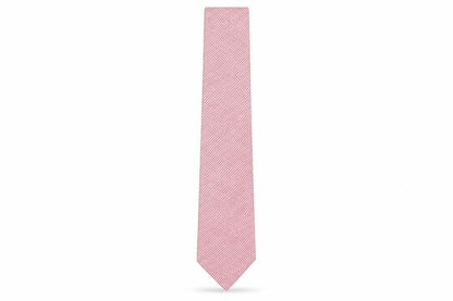 Mens Thomas Nash Pink Geometric 100% Polyester Slim Tie