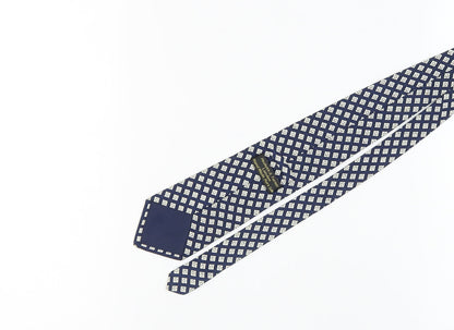 Hesketh & Turner Men's Blue Silk Designer Tie
