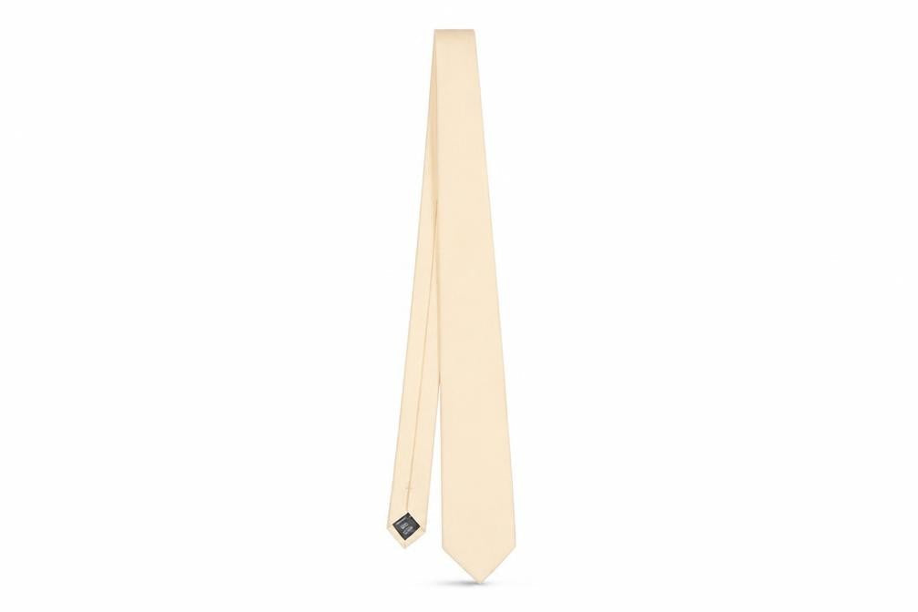 Mens River Island Beige  72% Polyester 28% Polyamide  Tie