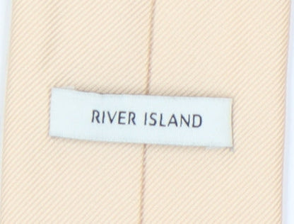 River Island Men's Beige Tie - One Size