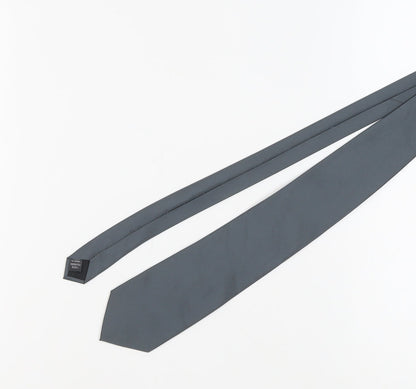 Thomas Nash Men's Grey Polyester Pointed Tie