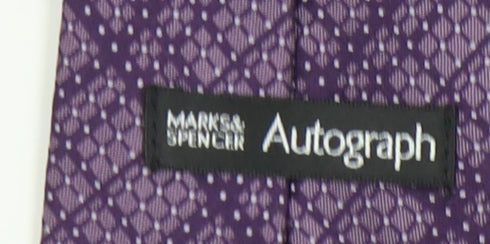 Marks and Spencer Men’s Purple Designer Tie One Size