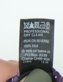 Marks and Spencer Men’s Purple Designer Tie One Size