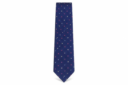 Mens Joseph Turner Blue Floral 100% Silk  Tie
