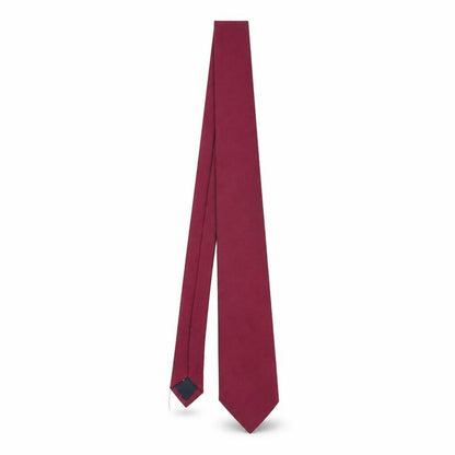 Mens Massimo Dutti Red  100% Silk Slim Tie