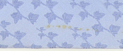 TM Lewin Men's Blue Floral Silk Tie Handmade